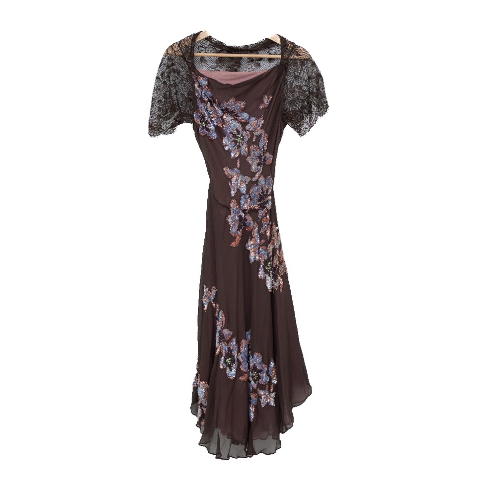 Jenny Packham‎ Silk Evening Dress – UK 10